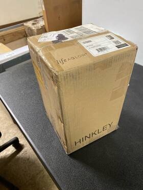Hinkley 640665122138 Beckham Outdoor Lantern Oil Rubbed Bronze Clear Glass Aluminum
