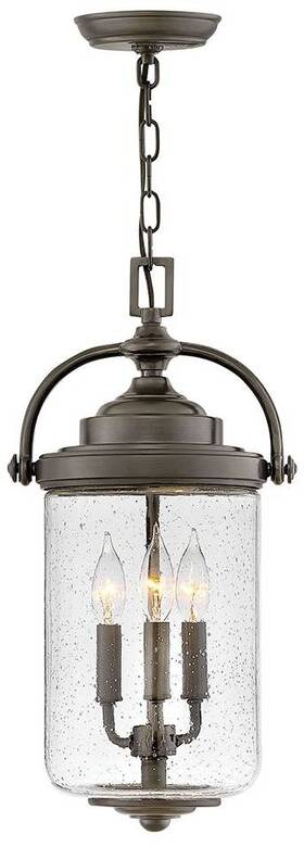 Hinkley 640665275209 Willoughby 19 3/4 Inch H Oil-rubbed Bronze Outdoor Hanging Light