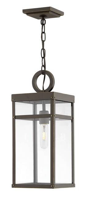 Hinkley 640665280210 Oil Rubbed Bronze Led Hanging Lantern From The Porter Collection