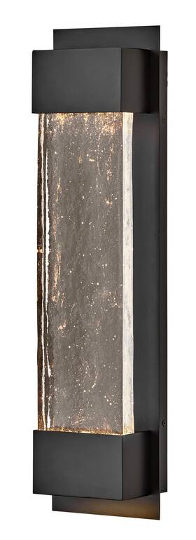 10595bk Hinkley Lighting 10595 Rune 24 Inch Tall Led Outdoor Wall Sconce - Black