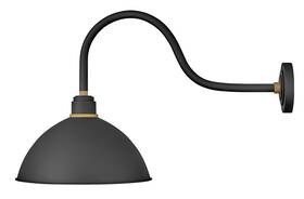 10655tk Hinkley Lighting 10655 Foundry 1 Light 20 Inch Tall Outdoor Wall - Textured Black / 10655tk Hinkley Lighting 10655 Foundry 1 Light 20 Inch Tall Outdoor Wall - Textured Black /