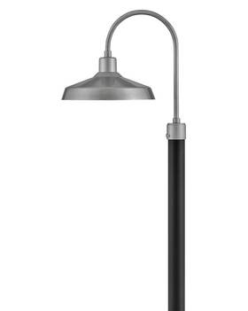 12071al Hinkley Lighting - Forge 14w 1 Led Outdoor Large Post Top Lantern In