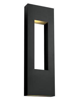 1639sk-ll Hinkley Lighting 1639-ll Atlantis 3 Light 36 Inch Tall Up / Down - Black