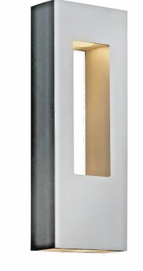 1648tt-ll Hinkley Lighting Outdoor Atlantis Titanium Modern Wall Light 1648tt-ll Hinkley Lighting Outdoor Atlantis Titanium Modern Wall Light