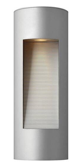 1660tt Hinkley Lighting H1660 Luna 2 Light 16 Inch Tall Dark Sky Outdoor - Silver