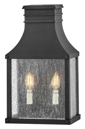 17466mb Hinkley Lighting 17466 Beacon Hill 2 Light 17.25 Inch Tall Heritage - Black