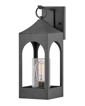 18080dsz Hinkley Lighting 18080 Amina 1 Light 17 Inch Tall Heritage Outdoor - Distressed Zinc