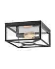 18373bk Hinkley Lighting 18373 Brixton 12inch.w Coastal Elements Outdoor Black