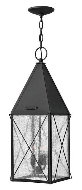 1842bk Hinkley Lighting York - Three Light Outdoor Hanging Lantern In