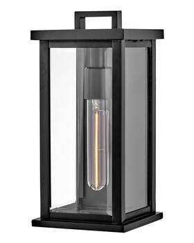 20016bk Hinkley Lighting 20016 Weymouth 13 Inch Tall Outdoor Wall Sconce - Black