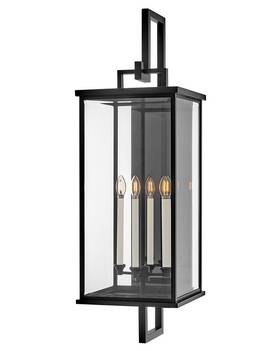 20019bk Hinkley Lighting - Weymouth 20w 4 Led Outdoor Extra Large Wall Mount