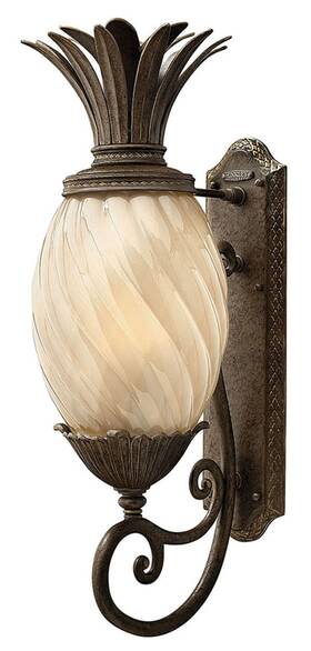 2124pz Hinkley Lighting H2124 28 Inch H 1 Light Outdoor Wall Sconce - Bronze