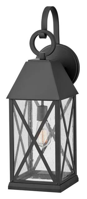 23305mb Hinkley Lighting 23305 Briar 1 Light 26 Inch Tall Outdoor Wall Sconce - Black 23305mb Hinkley Lighting 23305 Briar 1 Light 26 Inch Tall Outdoor Wall Sconce - Black