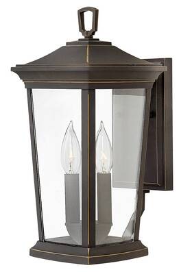 2360oz-ll Hinkley Lighting 2360-ll Bromley 2 Light 16 Inch Tall Outdoor Wall - Bronze
