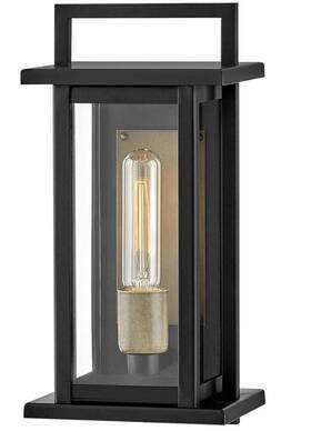24020bk Hinkley Lighting 24020 Langston 1 Light 14 Inch Tall Outdoor Wall - Black /