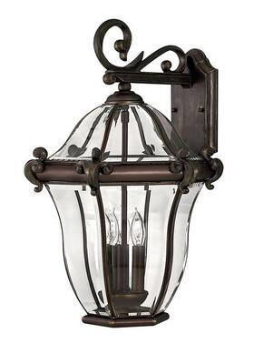 2445cb Hinkley Lighting - San Clemente Large Wall Outdoor In Traditional-glam Style 2445cb Hinkley Lighting - San Clemente Large Wall Outdoor In Traditional-glam Style