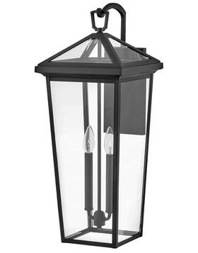25658mb Hinkley Lighting 25658 Alford Place 2 Light 26 Inch Tall Outdoor Wall - Black