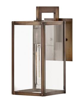 2590bu-ll Hinkley Lighting - Max 1 Light Small Outdoor Wall Lantern In Transitional