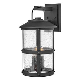 2685bk-ll Hinkley Lighting - Lakehouse 3 Light Large Outdoor Wall Lantern In Coastal