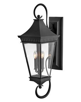 27098mb Hinkley Lighting 27098 Chapel Hill 4 Light 40 Inch Tall Wall Sconce - Black