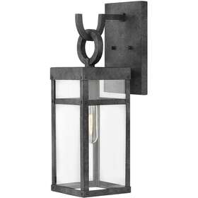 2800dz-ll Hinkley Lighting Estate Series Porter Outdoor Wall Light Aged Zinc 2800dz-ll Hinkley Lighting Estate Series Porter Outdoor Wall Light Aged Zinc