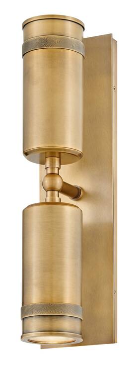 28814hb Hinkley Lighting 28814 Pratt 2 Light 19 Inch Tall Wall Sconce - Brass