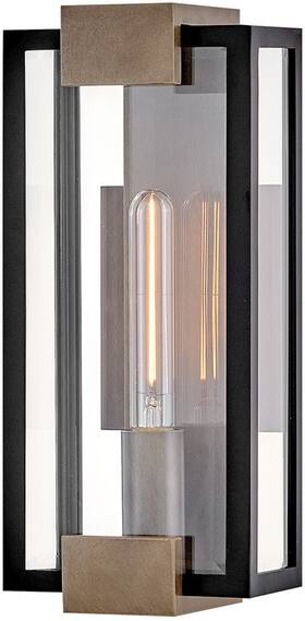 29050bk Hinkley Lighting 29050 Bergen 15 Inch Tall Led Outdoor Wall Sconce - Black /