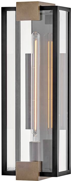 29054bk Hinkley Lighting 29054 Bergen 22 Inch Tall Led Outdoor Wall Sconce - Black /