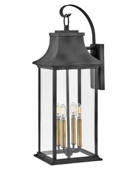 2938dz-ll Hinkley Lighting - Adair 16w 4 Led Outdoor Extra Large Wall Lantern In 2938dz-ll Hinkley Lighting - Adair 16w 4 Led Outdoor Extra Large Wall Lantern In