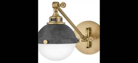 4830dz Hinkley Lighting Fletcher Small Swing Arm Single Light Sconce