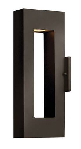 Hinkley Lighting 640665164039 1640-led Atlantis 16 Inch Tall Outdoor Wall Sconce - Bronze