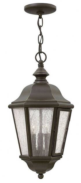 Hinkley Lighting 640665167269 - Edgewater 3 Light Large Outdoor Hanging Lantern In