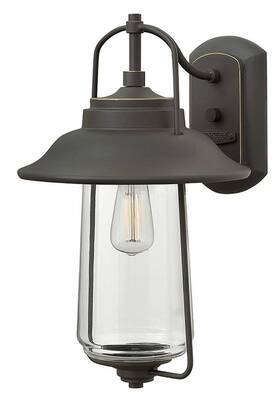 Hinkley Lighting 640665286403 2864 16 Inch H 1 Light Lantern Outdoor Wall Sconce - Bronze