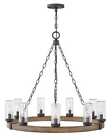 29208sq-lv Hinkley Sawyer 9-light Outdoor Hanging Light In Sequoia 29208sq-lv Hinkley Sawyer 9-light Outdoor Hanging Light In Sequoia