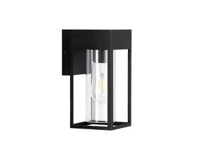 Bd05bk-1p Hkmgt 10.2 Inch Black Modern Outdoor Porch Light Hardwired Wall Lantern Sconce Bd05bk-1p Hkmgt 10.2 Inch Black Modern Outdoor Porch Light Hardwired Wall Lantern Sconce