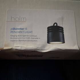 Pshm6-a-3led-fb Holm Pshimmer-6 Pendant Light Flat Black Led 3-light 4.5w Ul Rohs Light00006 Pshm6-a-3led-fb Holm Pshimmer-6 Pendant Light Flat Black Led 3-light 4.5w Ul Rohs Light00006