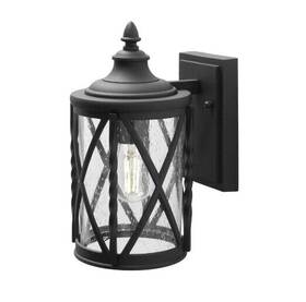 1007264300 Home Decorators Collection 1light 11.5 Inch Walcott Manor Antique Pewter Outdoor Wall Lantern