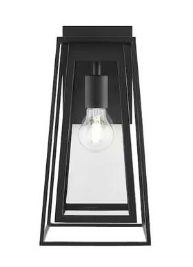 1007326114 Home Decorators Collection Bailey Medium Modern 1-light Black Double Frame Outdoor Wall Lantern Sconce 1007326114 Home Decorators Collection Bailey Medium Modern 1-light Black Double Frame Outdoor Wall Lantern Sconce