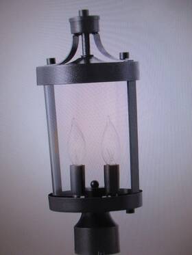 302361095 Home Decorators Collection Glastonbury Caged 2-light Aged Iron Outdoor Lamp Post Light 302361095 Home Decorators Collection Glastonbury Caged 2-light Aged Iron Outdoor Lamp Post Light