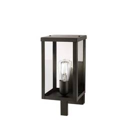 44175 Home Decorators Collection Hdc 24 Inch Bronze Rustic Indoor/outdoor 1-light Wall Sconce With Clear Glass Shade