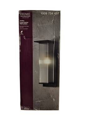 Rs2207026 Home Decorators Collection 736916724579 Jardine 20 Inch 1-light Black Outdoor Wall Light