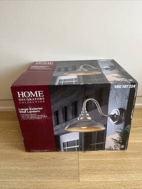 Home Decorators Collection 785247212248 Barn Outdoor Wall Lantern Large Exterior Sealed