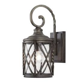 7954hdcabdi Home Decorators Collection Wall Light Sconce With Seeded Glass 18.7 Inch Antique Bronze