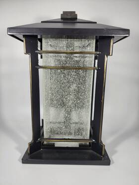 Lvb0642-s Home Decorators Collection Rosecrest Oil Rubbed Bronze Led Wall Lantern Sconce