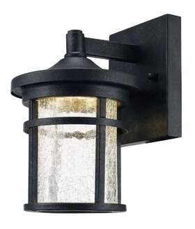 S-08304 Home Decorators Collection Westbury 8.5 Inch Aged Iron Small Led Outdoor Wall Light Fixture