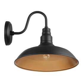 Hdp98981 Home Decorators Bell Ridge 18 Inch Black Extra-large Outdoor Wall Lantern Sconce
