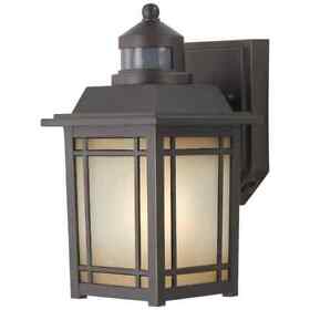 22231 Home Decorators Port Oxford 1-light Motion Sensing Outdoor Wall Mount Lantern