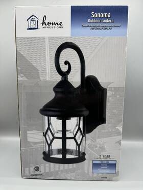 500389 Home Impressions Sonoma Collection Exterior Wall Light Sconce Fixture 500389 Home Impressions Sonoma Collection Exterior Wall Light Sconce Fixture
