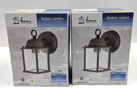 Iol3orb Home Impressions Oil-rubbed Bronze Incandescent Outdoor Lantern Fixture Lot Of 2