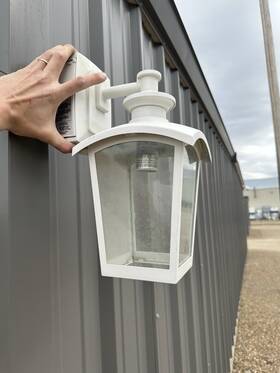 30812041 Home Luminaire Outdoor House Light Wall Lantern White Metal Glass 30812041 Home Luminaire Outdoor House Light Wall Lantern White Metal Glass